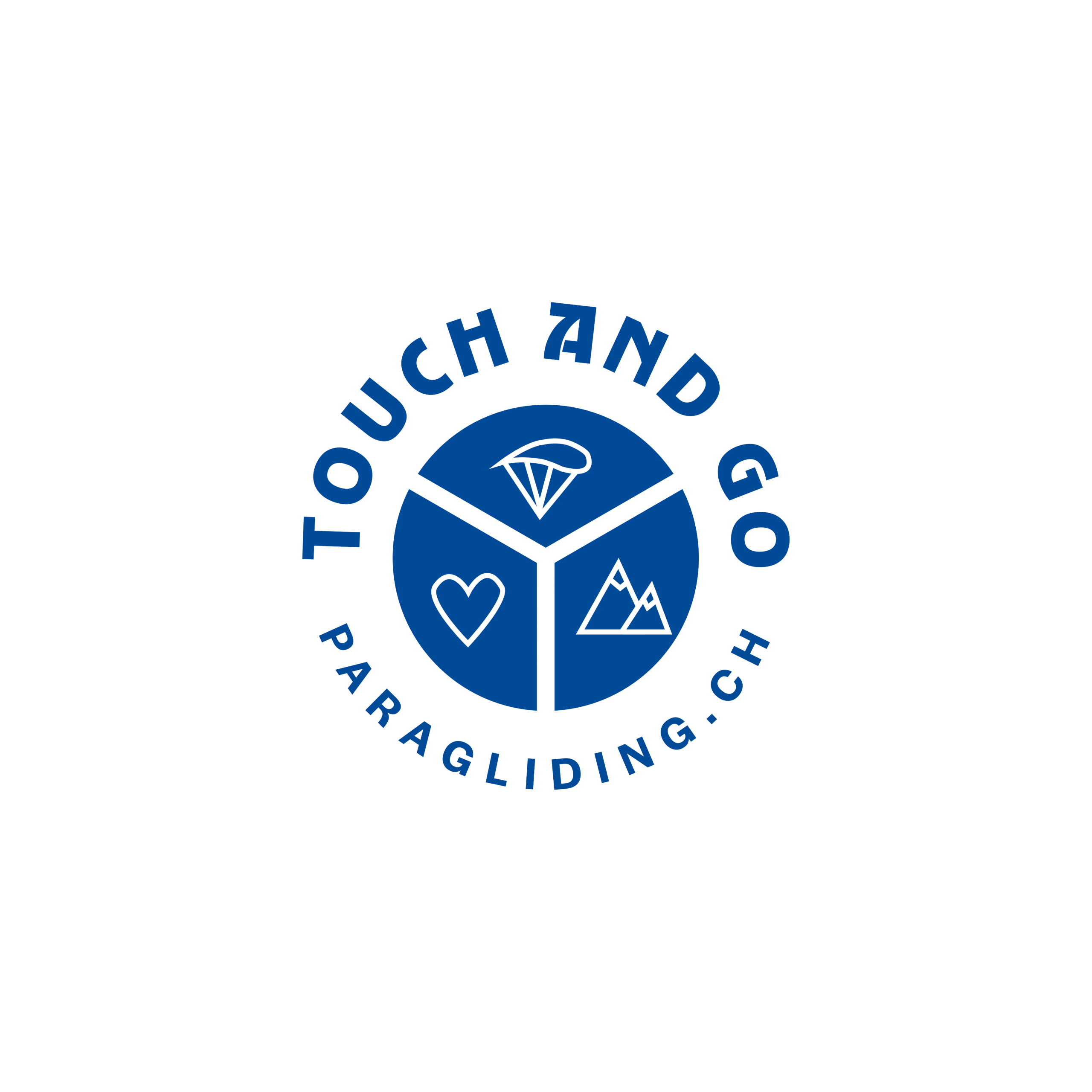 Logo von touch and go Paraglidng - der Flugschule in der Zentralschweiz